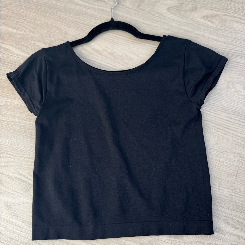 Free People Classic Black Crop Top